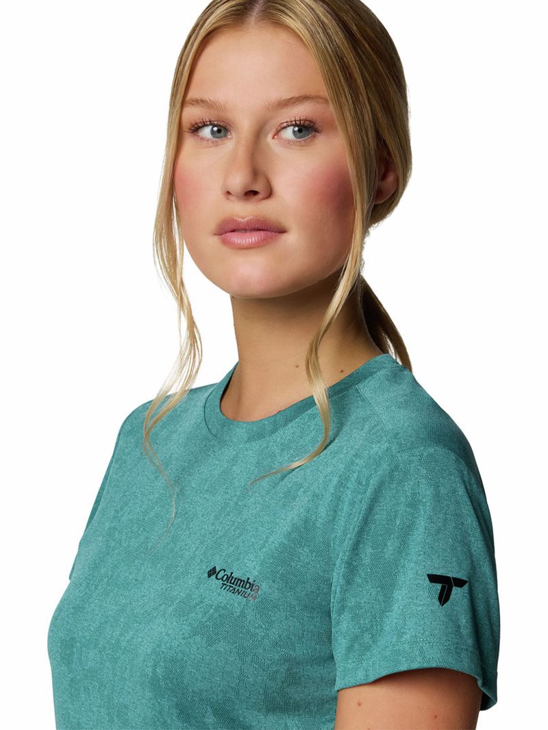 Polera-Manga-Corta-Mujer-Bluebird-Canyon-Azul-Columbia