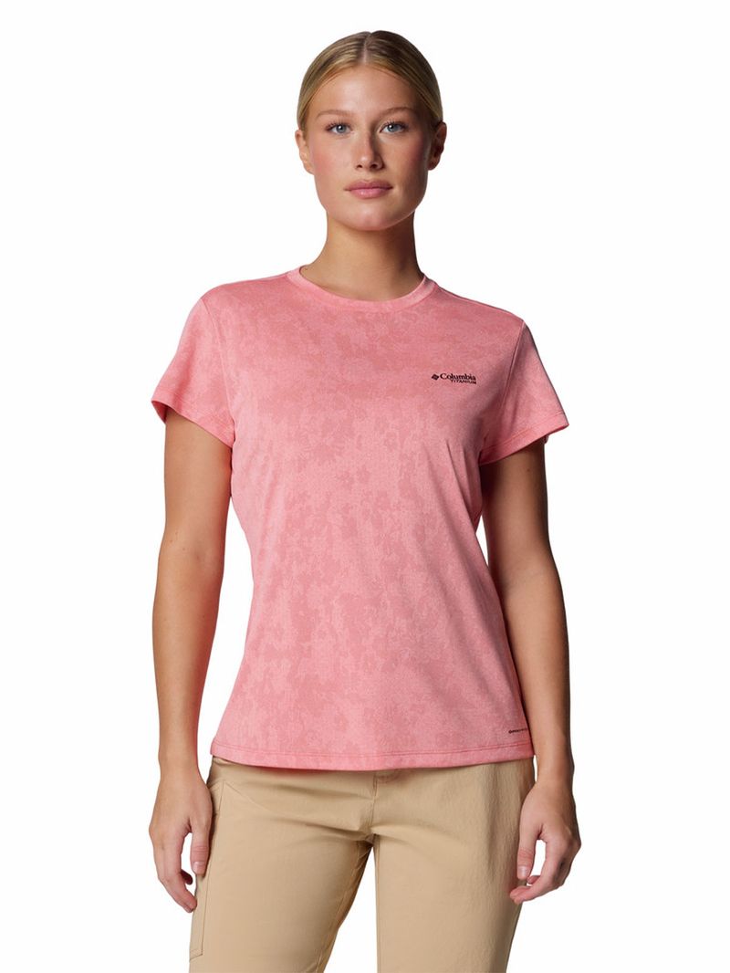 Polera-Manga-Corta-Mujer-Bluebird-Canyon-Rosado-Columbia