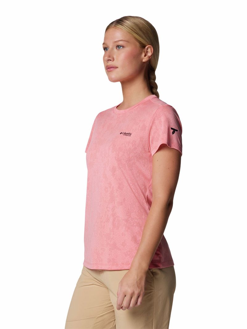 Polera-Manga-Corta-Mujer-Bluebird-Canyon-Rosado-Columbia