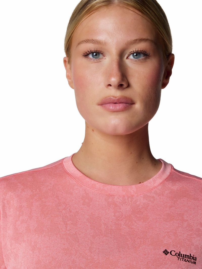 Polera-Manga-Corta-Mujer-Bluebird-Canyon-Rosado-Columbia