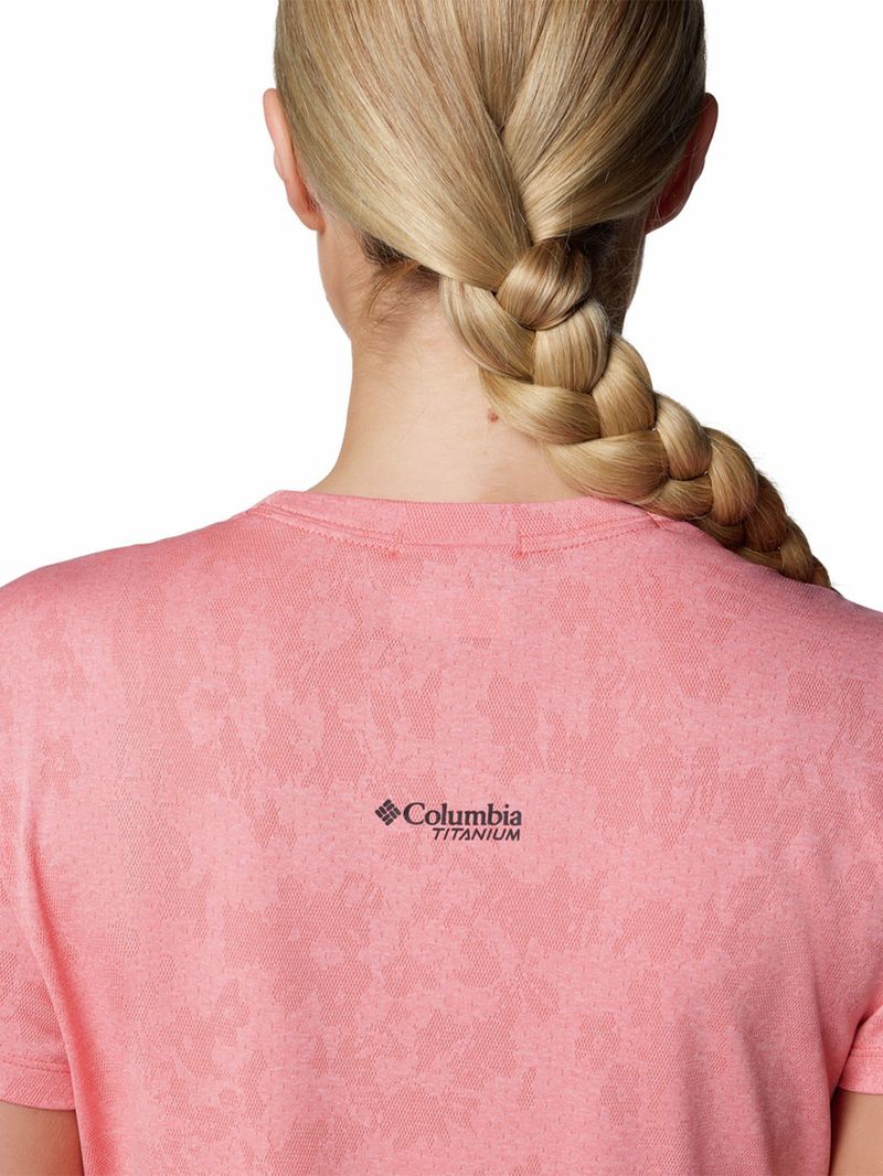 Polera-Manga-Corta-Mujer-Bluebird-Canyon-Rosado-Columbia