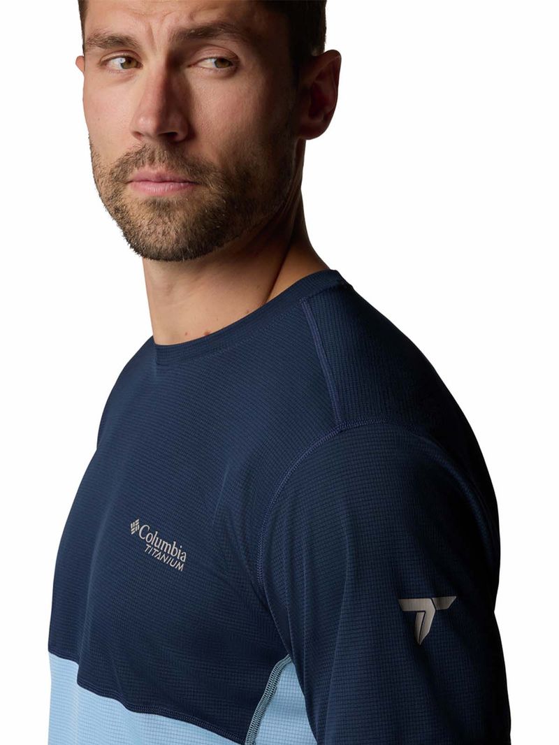Polera-Manga-Corta-Hombre-Cirque-River-Pro-Azul-Columbia