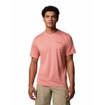 Polera-Manga-Corta-Hombre-Columbia-Hike-Crew-Rojo-Columbia