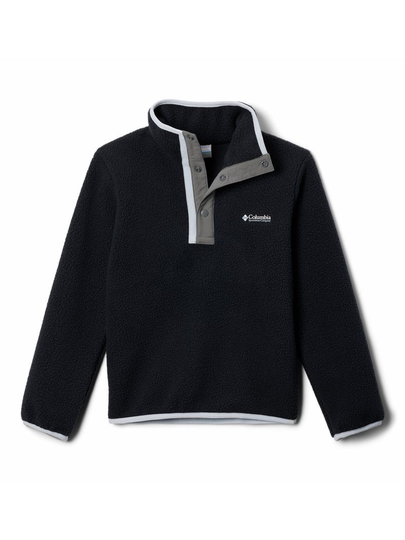 Polar Niño Helvetia II Half Snap Negro Columbia