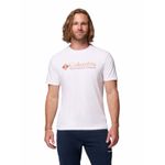 Polera-Manga-Corta-Hombre-Csc-Basic-Logo-Blanco-Columbia