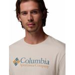 Polera-Manga-Corta-Hombre-CSC-Basic-Logo-Gris-Columbia