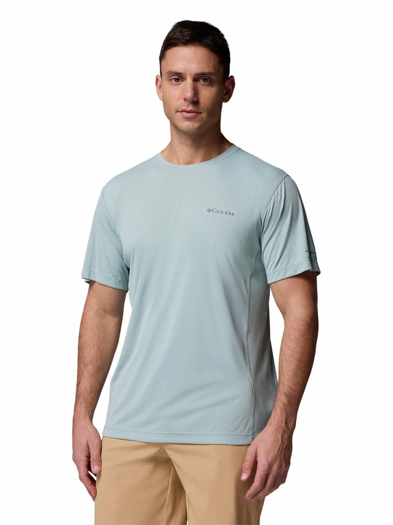 Polera Manga Corta Hombre Zero Rules Light Celeste Columbia