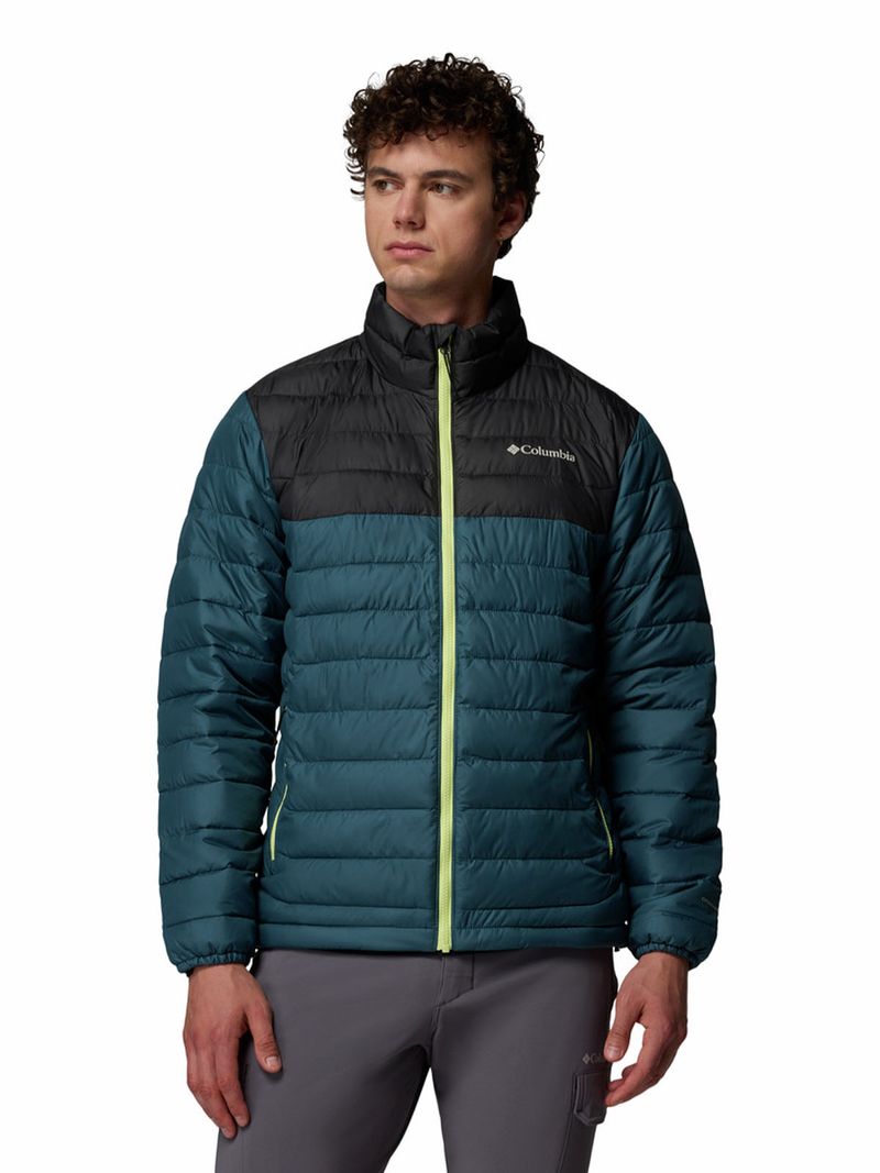 Parka Hombre Powder Lite II Azul Columbia