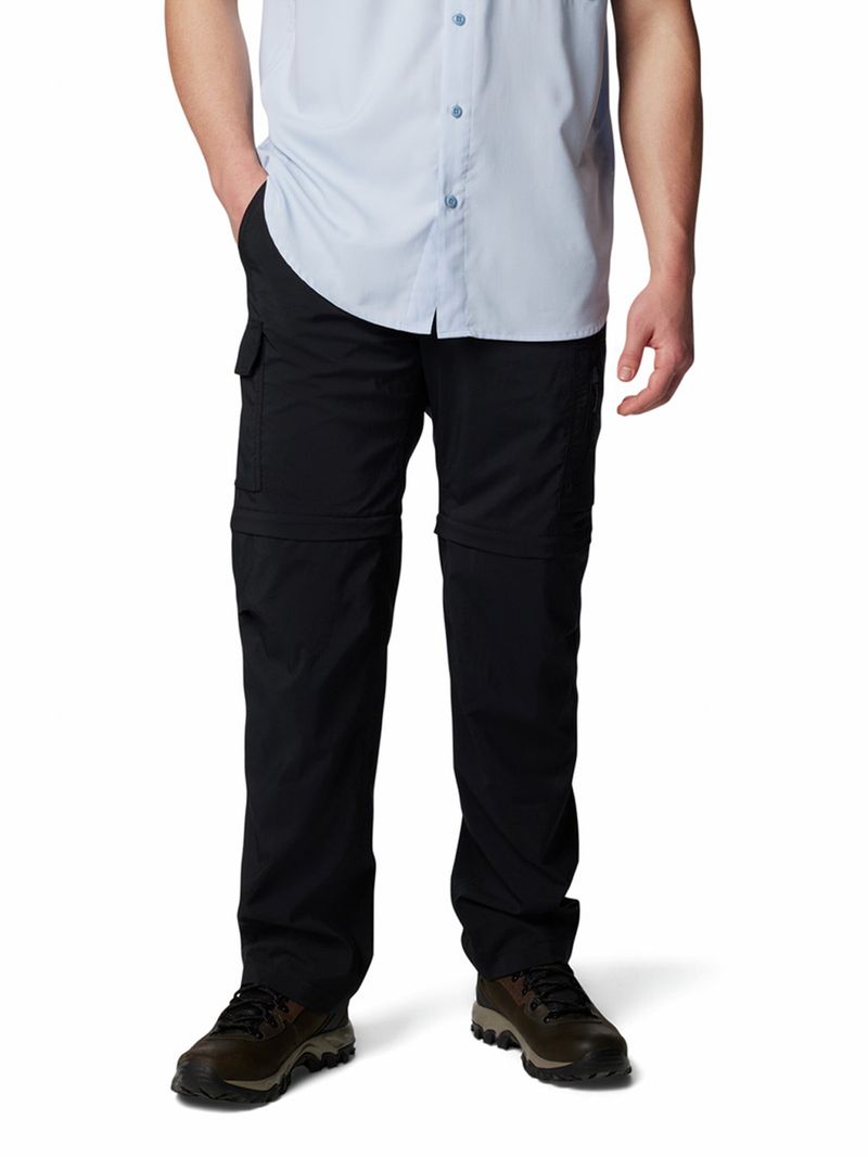 Pantalon-Hombre-Silver-Ridge-Utility-Convertible-Negro-Columbia