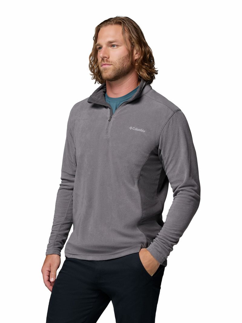 Polar-Hombre-Klamath-Range-Half-Zip-Gris-Columbia