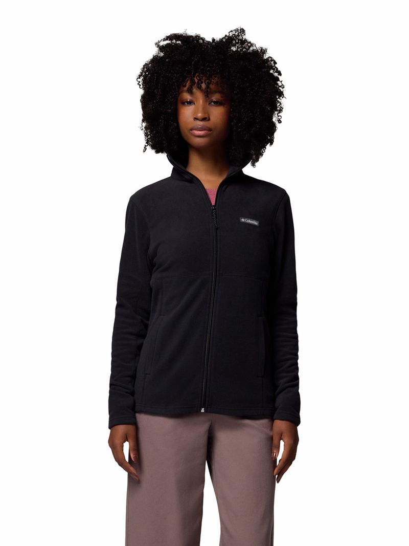 Polerón Mujer Basin Trail III Full Zip Negro Columbia