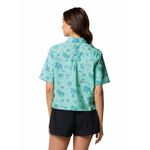 Camisa-Manga-Corta-Mujer-Pfg-Disney-Super-Slack-Azul-Columbia